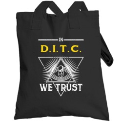 In Ditc We Trust Hip Hop Artist Fan Totebag