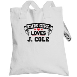 This Girl Loves J Cole Hip Hop Artist Fan Totebag