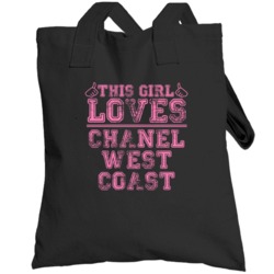 This Girl Loves Chanel West Coast Cool Hip Hop Totebag