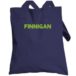 Finnigan Popular Robot Inspired First Name Totebag
