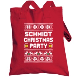 Schmidt Christmas Party Ugly Sweater Custom Last Name Beer Drinking To