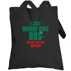 I Want Absolutely All The Jameson Funny Christmas Workout Gym Totebag