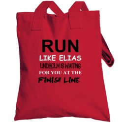 Elias Lindholm Charlotte North Carolina Run Inspiration Totebag