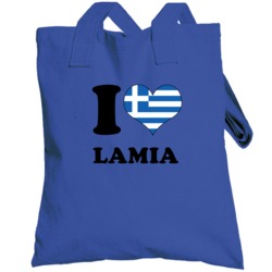 Lamia Central Greece Greece Greek Hellas I Love Heart Flag Totebag