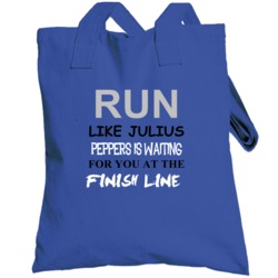 Julius Peppers Charlotte North Carolina Run Inspiration Loves Totebag