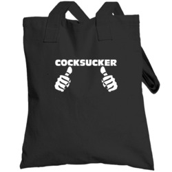 Funny Cocksucker This Guy Thumbs Frat Party Totebag