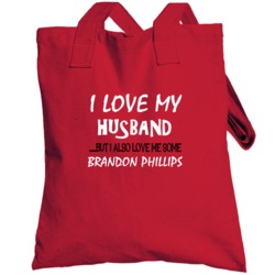 Brandon Phillips Sports Love Me Some Totebag