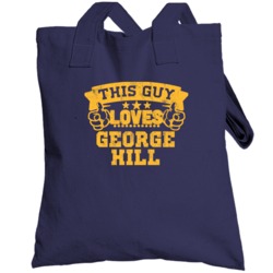 This Guy Loves George Hill Utah Basketball Totebag