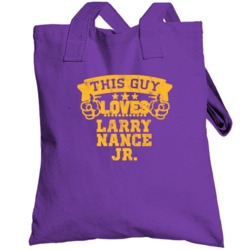 This Guy Loves Larry Nance Jr Los Angeles Basketball Totebag
