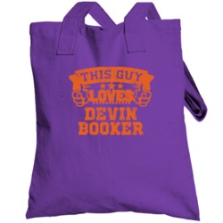 This Guy Loves Devin Booker Phoenix Basketball Totebag