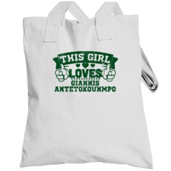 This Girl Loves Giannis Antetokounmpo Milwaukee Basketball Totebag