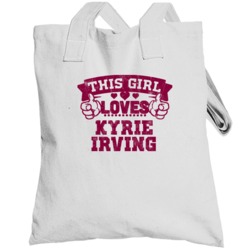 This Girl Loves Kyrie Irving Cleveland Basketball Totebag