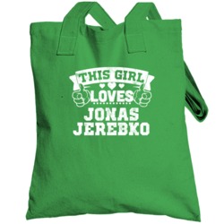 This Girl Loves Jonas Jerebko Boston Basketball Totebag