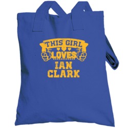 This Girl Loves Ian Clark Golden State Basketball Totebag