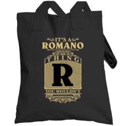 Romano Thing You Wouldn't Understand Family Name Pride Totebag