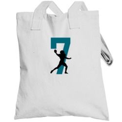 Silhouette Chad Henne Jacksonville Football Team Fan Totebag