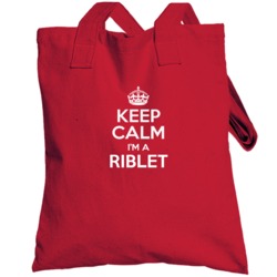 Riblet Keep Calm Parody Family Tee Totebag