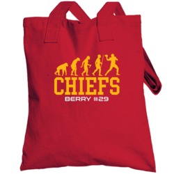 Evolution Eric Berry Kansas City Football Team Fan Totebag