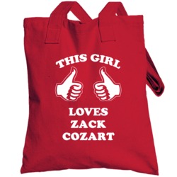 Zack Cozart Sports This Girl Loves Totebag