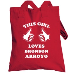 Bronson Arroyo Sports This Girl Loves Totebag