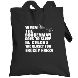 Boogeyman Checks The Closet For Froggy Fresh Hip Hop Totebag