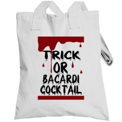 Bacardi Cocktail Trick Or Drinks And Food Halloween Totebag