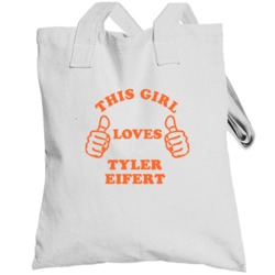 Tyler Eifert Sports This Girl Loves Totebag