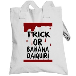Banana Daiquiri Trick Or Drinks And Food Halloween Totebag
