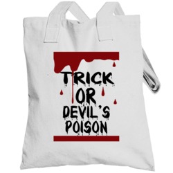 Devil's Poison Trick Or Drinks And Food Halloween Totebag