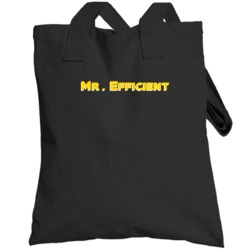 Mr Efficient Adjective Funny Random Totebag