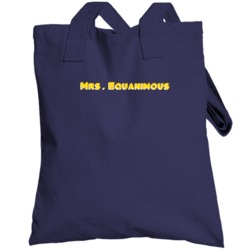 Mrs Equanimous Adjective Funny Random Totebag