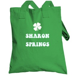 Sharon Springs Schoharie County New York State Irish Town Luck Totebag