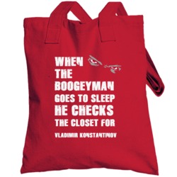 Vladimir Konstantinov Detroit Michigan Hockeytown Boogeyman Totebag