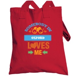Oxford Ohio Somebody Loves Me Totebag