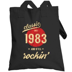 Classic Since 1983 And Still Rockin Funny Birth Year Totebag