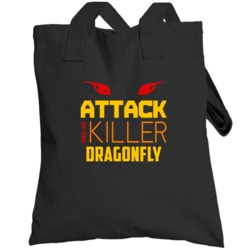Attack Of The Killer Dragonfly Animal Totebag