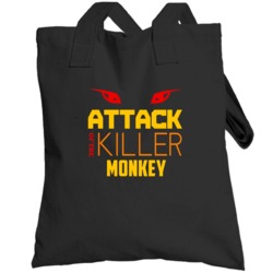 Attack Of The Killer Monkey Animal Totebag