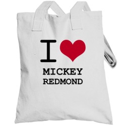 Mickey Redmond Detroit Michigan Hockeytown I Love Totebag