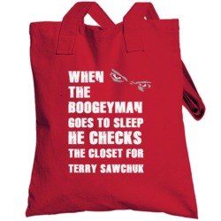 Terry Sawchuk Detroit Michigan Hockeytown Boogeyman Totebag