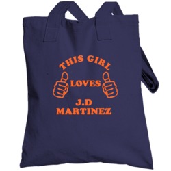 J D Martinez Detroit Michigan Baseball This Girl Loves Totebag