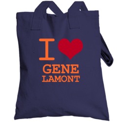 Gene Lamont Detroit Michigan Baseball I Love Heart Totebag