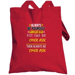 Omer Asik Texas Always Be Yourself Basketball Totebag