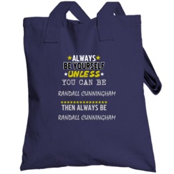Randall Cunningham Texas Always Be Yourself Football Totebag