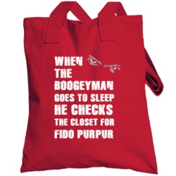Fido Purpur Detroit Michigan Hockeytown Boogeyman Totebag