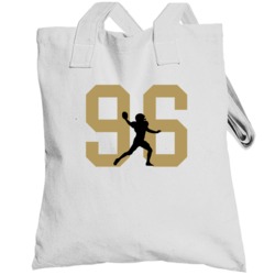 Silhouette Matt Longacre Los Angeles R Football Team Fan Totebag