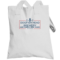Dogfish Head Brewery Make America Drink Again Funny Totebag