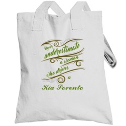 Never Underestimate Woman Who Drives Kia Sorento Car Totebag