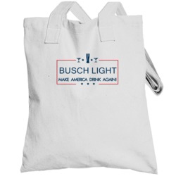 Busch Light Make America Drink Again Funny Totebag