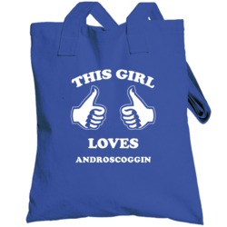Androscoggin Auburn Maine New England This Girl Loves Totebag