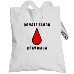 Donate Blood Krav Maga Funny Totebag